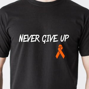 Never give up hope life cancer cure 25% Donation to Leukemia Funny T ...