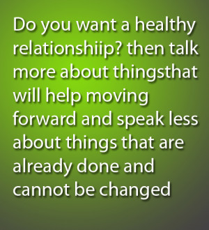 Want a healthy Relationship