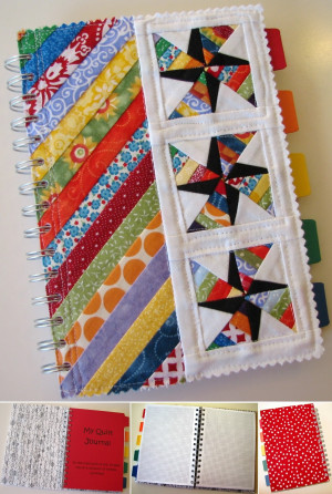 Week of Giveaways Day 4: Double Pinwheel String Quilt Journal