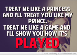 Treat Me Like A Princess