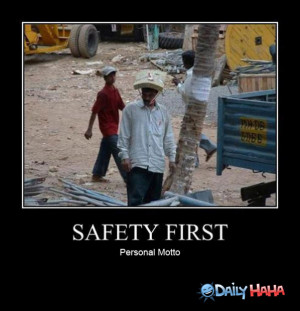Safety First Hat