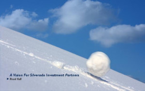 Life is like a snowball. The important thing is finding wet snow and ...