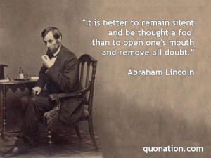 Abraham Lincoln Quote