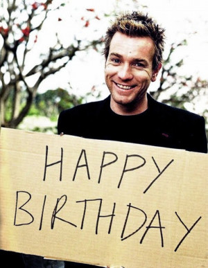 Birthday Boy: Ewan McGregor