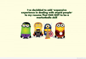 Images of Minions Saying Funny Quotes