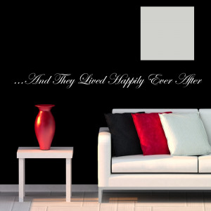 Happily Ever After Wall Stickers - Wall Quotes