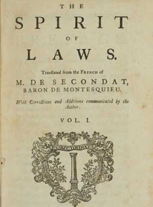 barron de montesquieu the spirit of laws summary