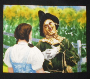 Details about WIZARD OF OZ,DOROTHY GALE MEETS SCARECROW,YELL OW BRICK ...