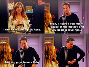Chandler: Yeah, I figured you might, cause of the history and you used ...