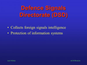 ... foreign signals intelligence Protection of information systems