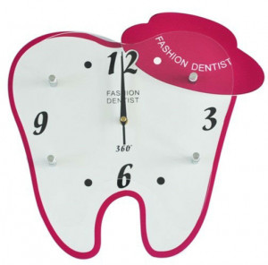 Tooth shape clock tooth promotional gift dental made in foshan china