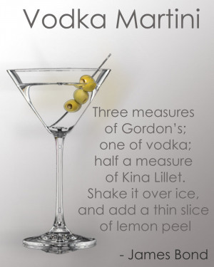 Vodka Martini poster by natestarke