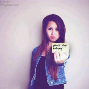 15 year old Amanda Todd killed herself over bullying... stop the hate