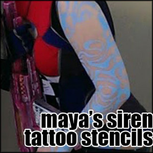 Maya – Borderlands 2 Siren Tattoos Digital Outline File Only