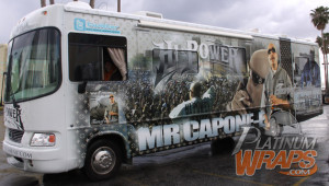 Mr Capone E Quotes Tour bus wrap