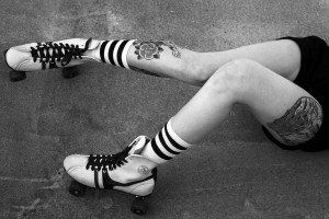 Roller Derby by feraana #skate #skating #legs #derbygirl