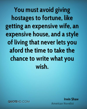 Irwin Shaw Wife Quotes
