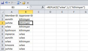 The Replace Function in Excel