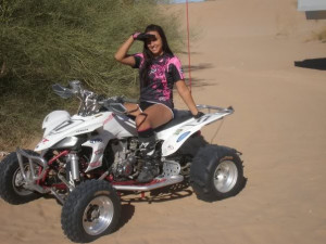 ... ::: > Images and Other Media! > Quad Bunny's (girls Riding Quads