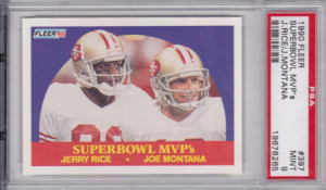 Football Cards > Joe Montana Jerry Rice