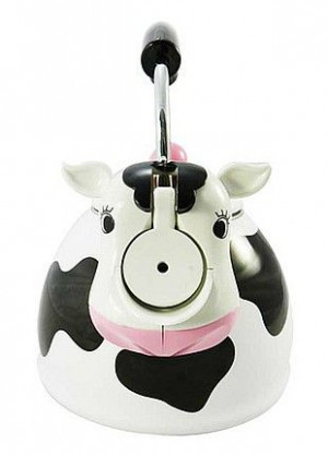 Funky Whistlers Cow Stove Top Kettle