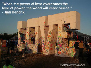 Love Quote: The World Will Know Peace…