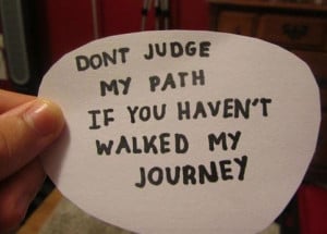 Don't judge...