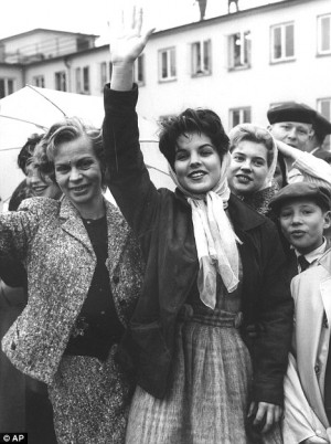 14-year-old Priscilla Beaulieu in Germany, 1959