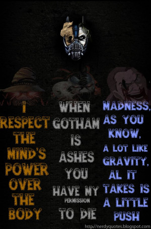 Quote from The Dark Knight Trilogy