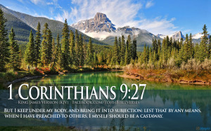Bible Verses On Discipline 1 Corinthians 9:27 River HD Wallpaper