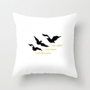 ... Womens Light T For Divergent Throw Pillow by Janice Wong | Society6