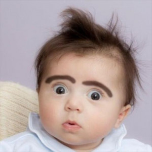 Eyebrows On Babies. Oh Yeah, It’s A Thing Now – 32 Pics