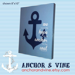 ... etsy also in navy with light blue anchor or khaki with white anchor
