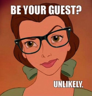 disney princesses bitchy belle beauty hipster meme