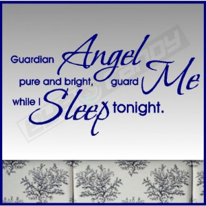 Guardian Angel...Nursery Wall Lettering Words Quotes Sayings ...