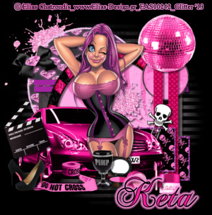 pimp swag N queen hearts by glitter