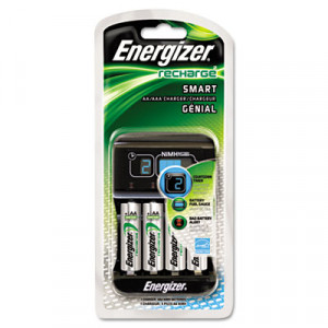 Energizer® Recharge Smart Charger, 4 AA Batteries