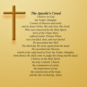 Roman Catholic Apostle Creed Prayer