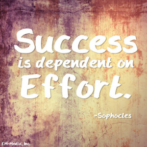 Quote - Success is Dependent on Effort by rabidbribri