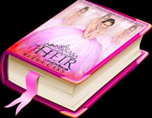 The Heir by Kiera Cass fanmade cover on a book by Yomna44