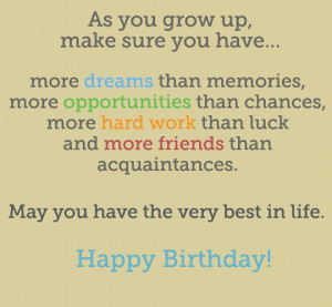 Birthday Messages for Teenage Boys, Birthday Quotes for a Teenager ...