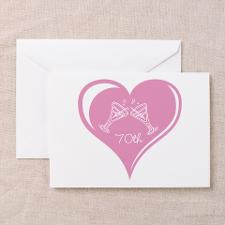 70th Wedding Anniversary Greeting Card for