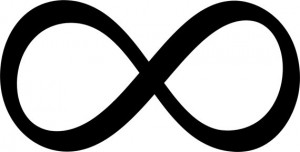 Infinity Symbol 56x28 Vinyl Wall Lettering Words Quotes Decals Art ...