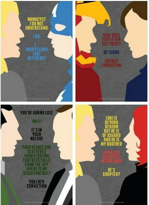 Some Avengers' funny quotes!