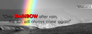 quote rainbow after rain