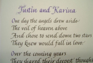 Here's the Links to the sections of our Wedding Anniversary Poem ...