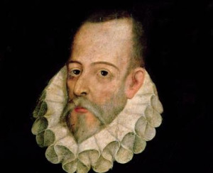 Miguel de Cervantes. Public domain