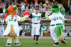 ... out at Class A Dayton on Tuesday. (Nick Falzerano/Dayton Dragons