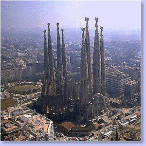 Bild 1 von 2 Barcelona Iglesia de la Sagrada Familia Antonio