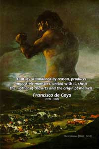 The Colossus (1808 - 12), Francisco de Goya, (1746 - 1828)